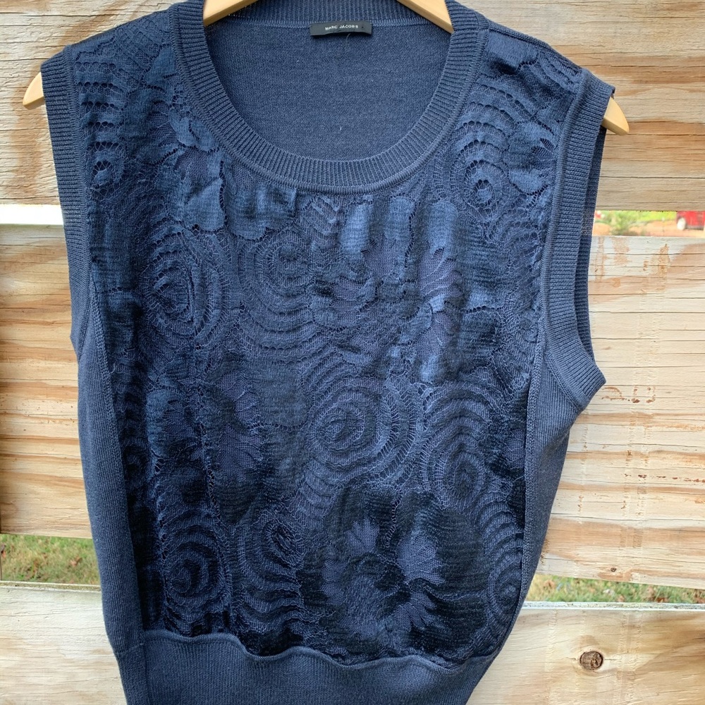 Marc Jacobs lace sweater vest